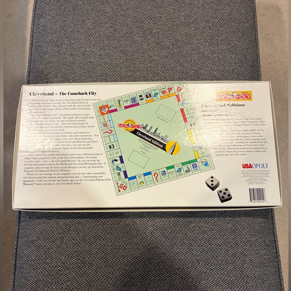 Vintage 1996 Monopoly Authorized Cleveland Edition Board Game - Picture 4 of 10